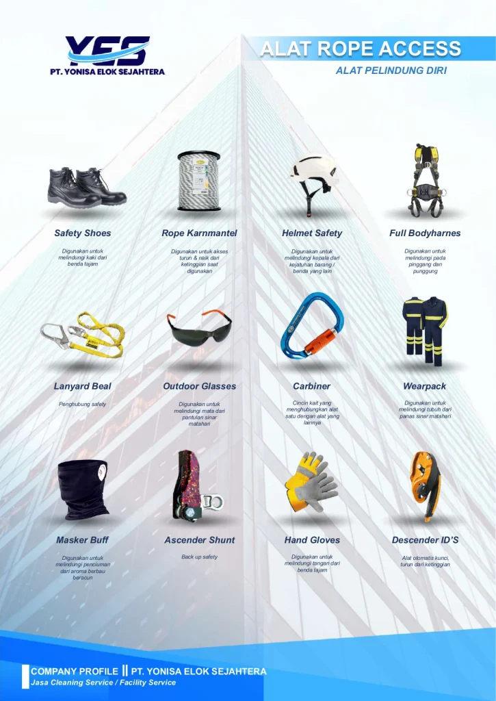 alat membersihkan kaca gedung